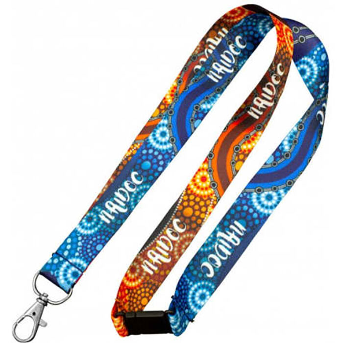 Sublimated RPET  lanyards